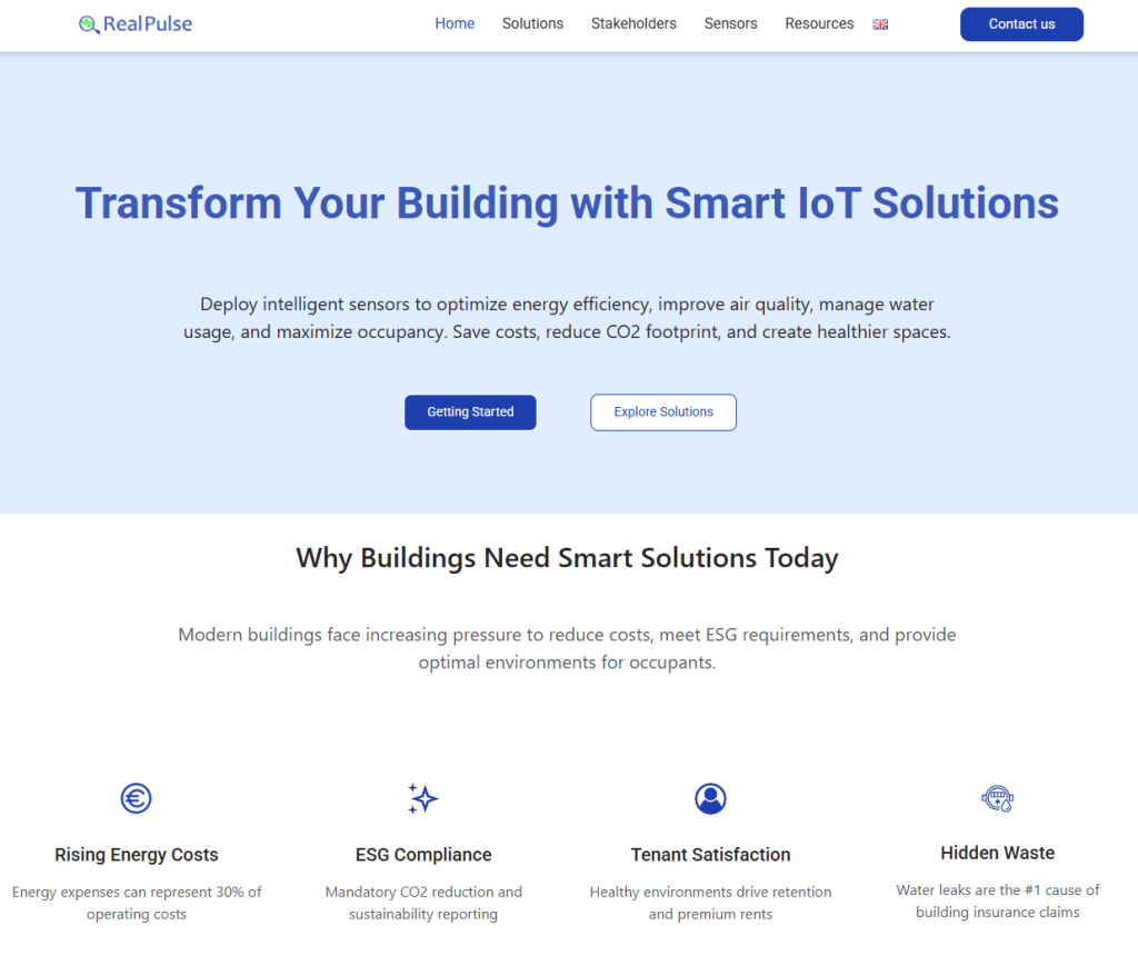 real-pulse-smart-building-web-site